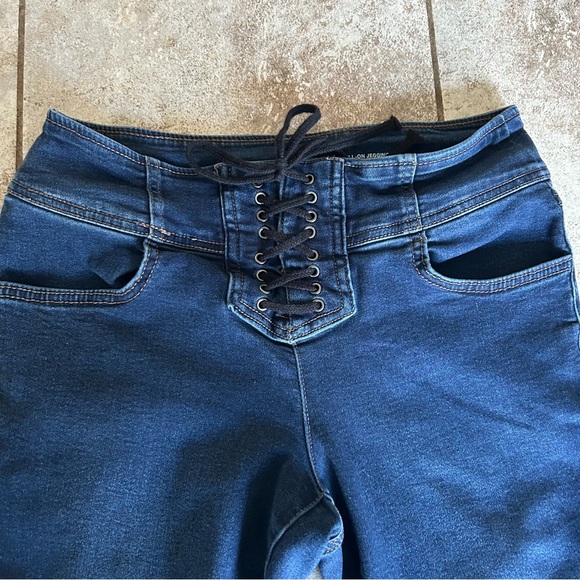 INC Lace-up Skinny Jeans - Picture 4 of 5